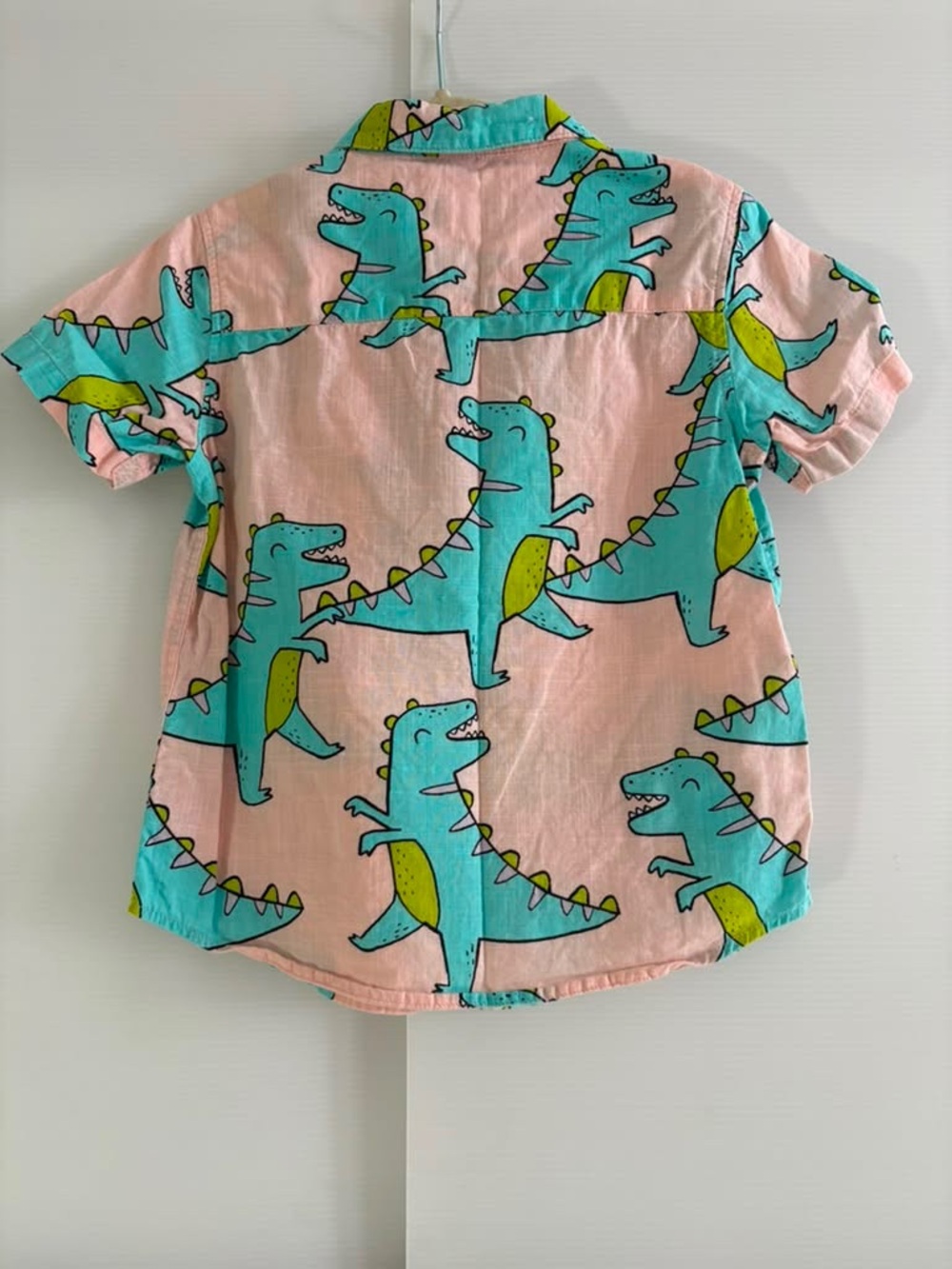Next Boys Dinosaur Print Button-down | size 3-4 years - Picture 4 of 8